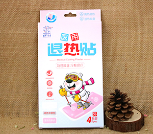 苗草清芳醫用變色退熱貼4貼 
