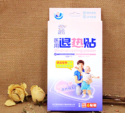 苗草清芳醫用變色退熱貼6貼 