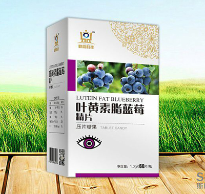 葉黃素脂藍莓精片 
