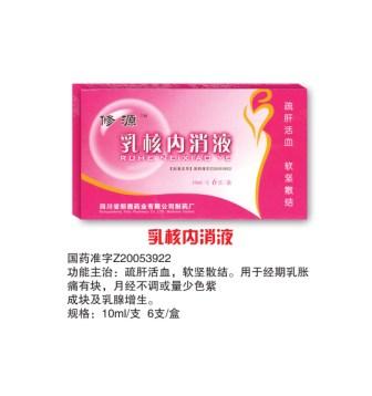 乳核內消液 